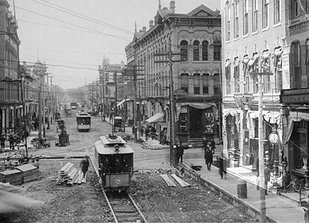 Historic downtown Elgin Illinois